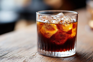 Refreshing glass of cold brew coffee, a Food & Drink Photo by MistyDay