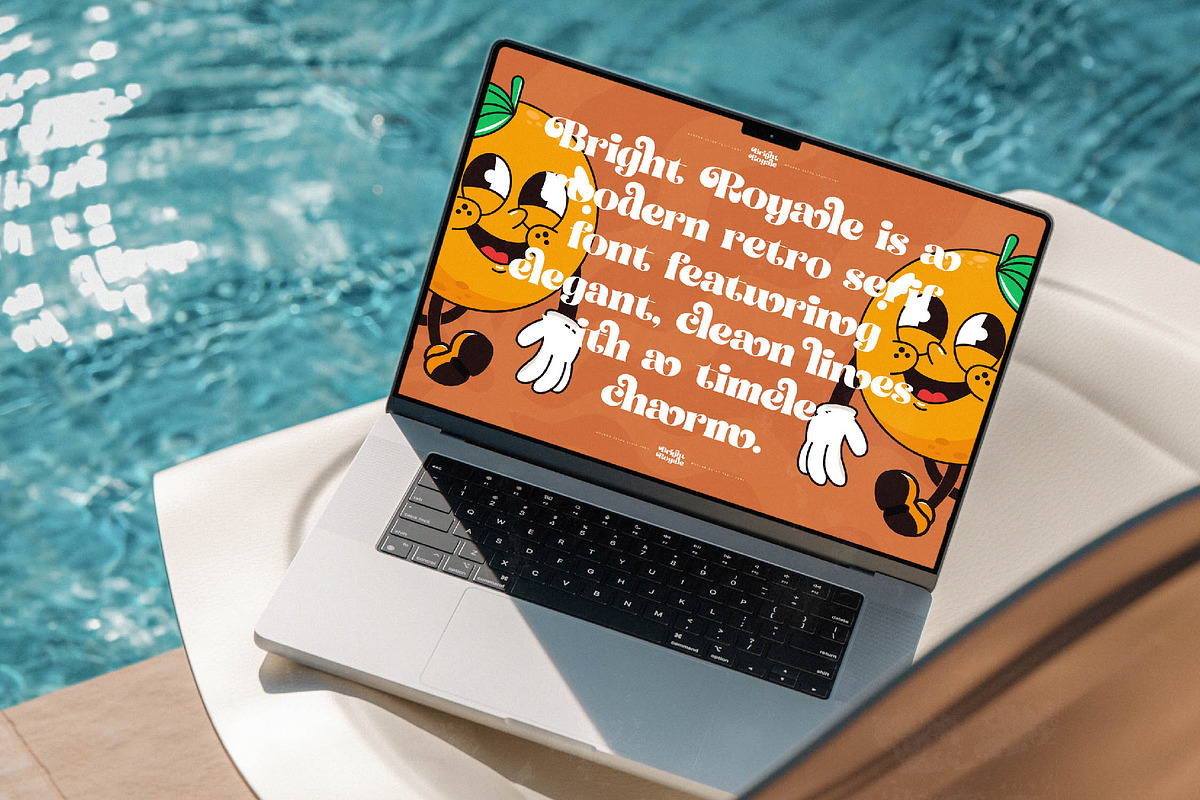 Bright Royale - Modern Retro Serif, a Serif Font by timelesstype.co (Photo 9 of 20)