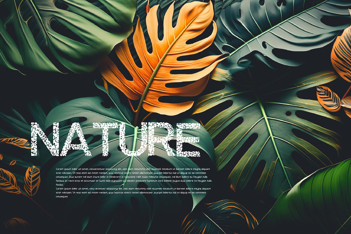 Floe - Art Unique Font, a Sans Serif Font by Neelam (Photo 3 of 5)