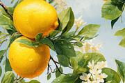 Bright Lemons Pattern Set, a Pattern Graphic by LoveDesignShop (Thumbnail 6 of 8)
