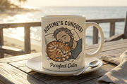 Purrfect calm illustration, an Animal Illustration by Vectorlina (Thumbnail 4 of 4)