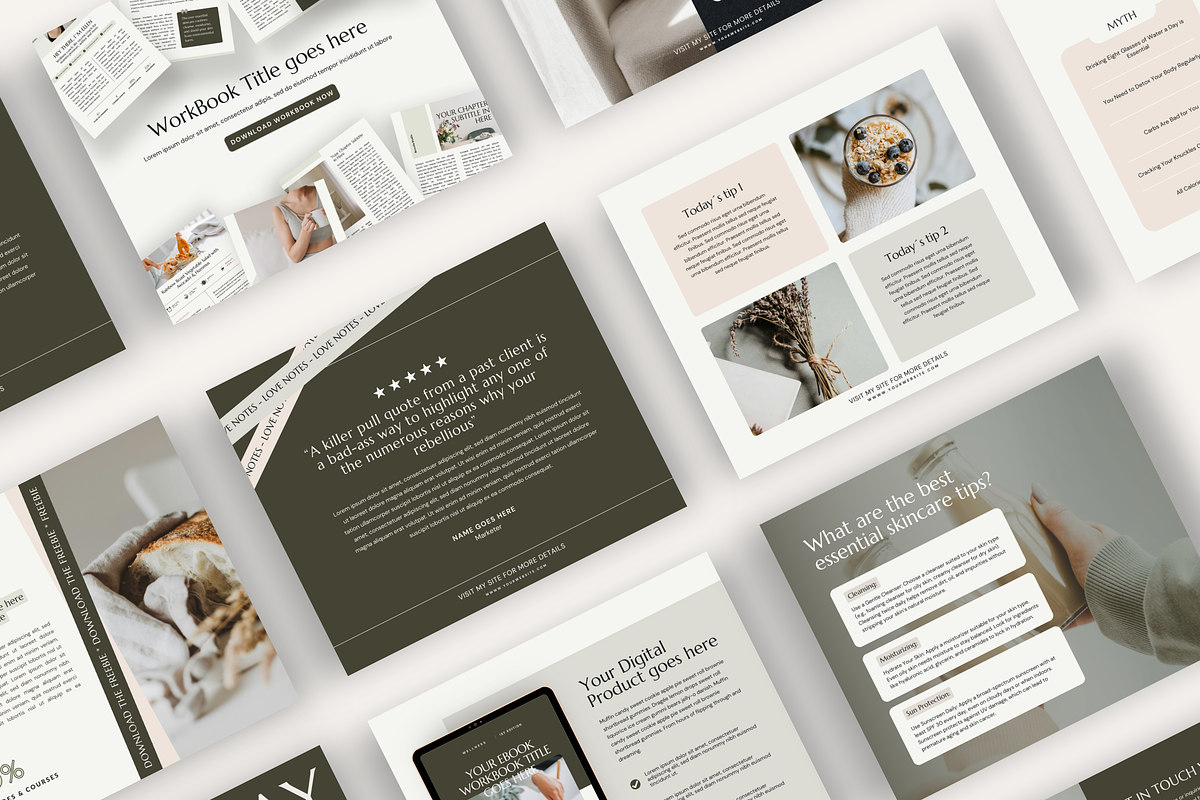 Canva Health Social Media Ellen, a Social Media Template by Lovely Confetti (Photo 7 of 9)