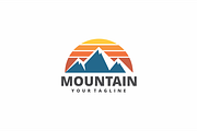 Mountain Sunset Outdoor Logo Design, a Branding & Logo Template by yopie (Thumbnail 1 of 3)