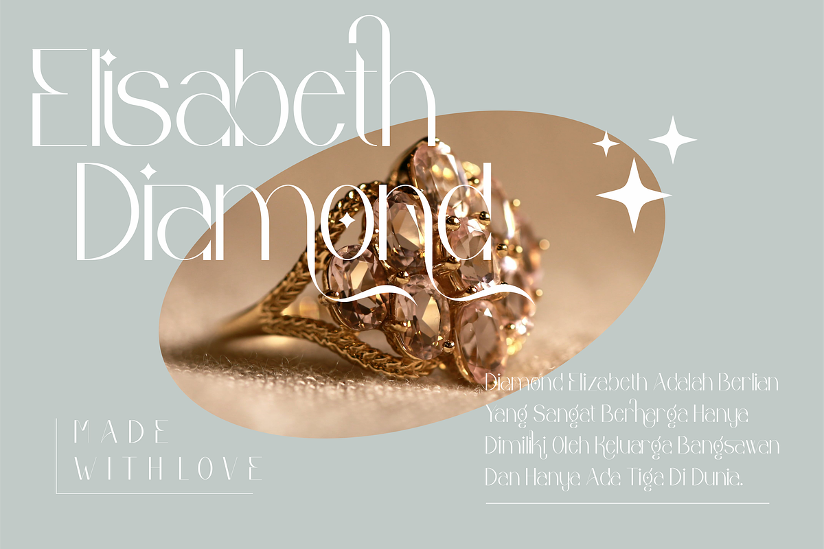 Kegisiko Stylish Sans Serif Font, a Sans Serif Font by Storytype Studio (Photo 5 of 8)