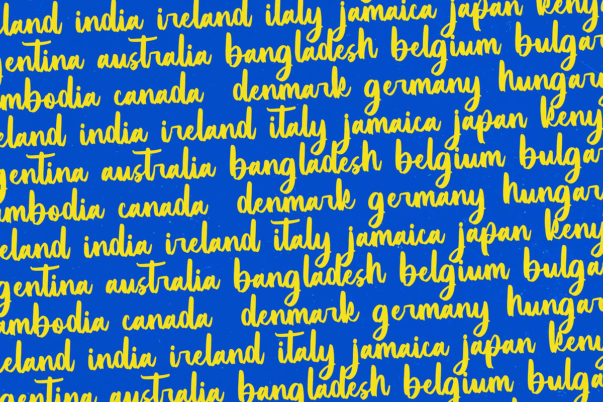 Dateline Bold Brush Font, a Script Font by Letterena Studios Script (Photo 7 of 20)