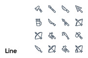Native American Hunting Tools Icon, an Outline Icon by Eklip Studio (Thumbnail 3 of 4)