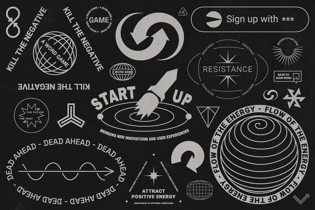 Editable Logo Badge, Shapes Kit, a Poster Template by softulka (Photo 2 of 6)