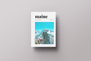 Maine Magazine Template