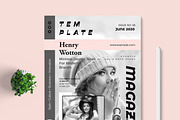Magazine Cover Template, a Magazine Template by MightyDesign (Thumbnail 2 of 8)