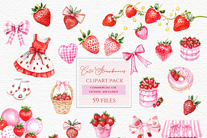 Berry sweet baby shower clipart