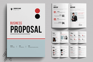 Corporate Business Proposal Template, a Brochure Template by MightyDesign