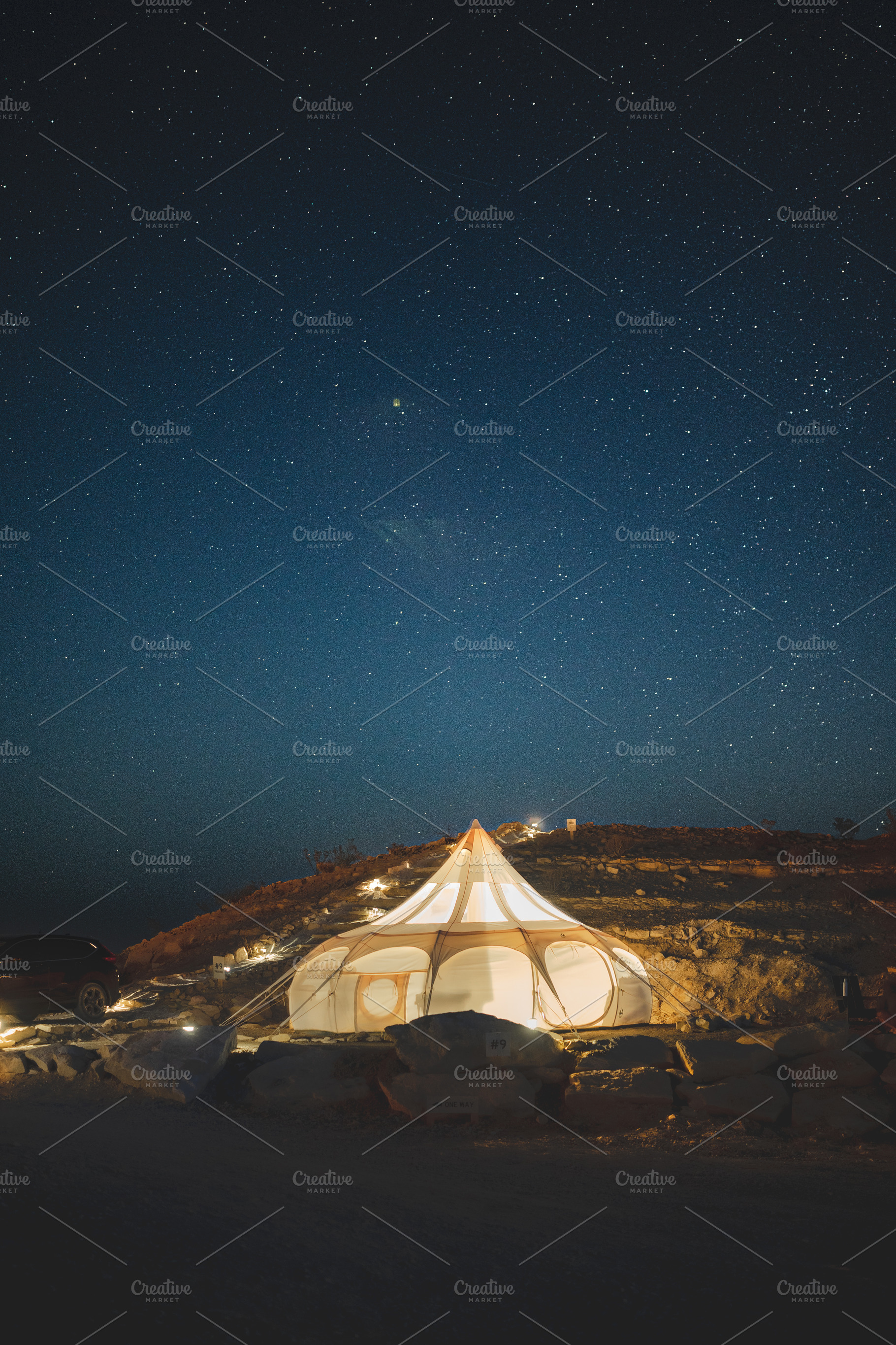 Starry Night Sky in Big Bend, a Nature Photo by WndrLan Photography