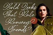 Benthisa Stylish Calligraphy Font, a Script Font by Letterena Studios Script (Thumbnail 8 of 20)