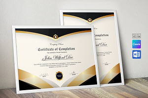 Certificate Canva & Word