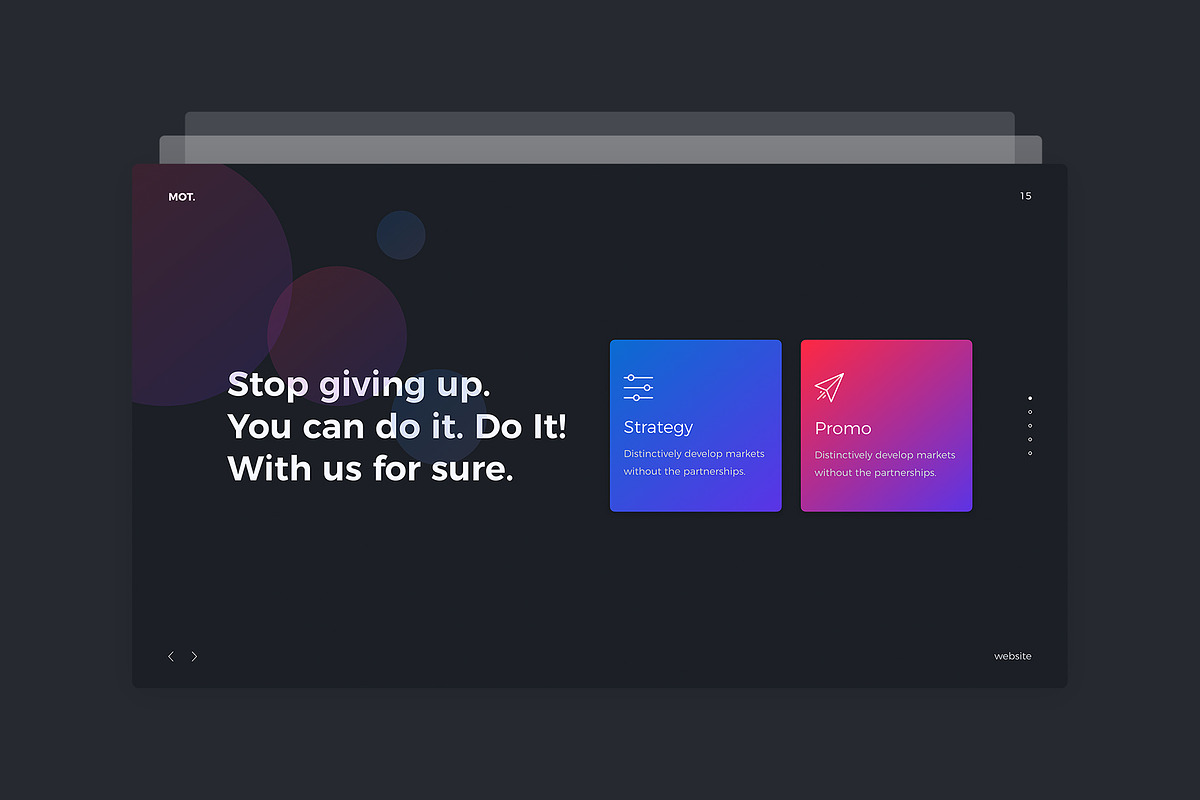 Motion - Colored & Creative Template, a Presentation Template by UDEA Store (Photo 2 of 18)