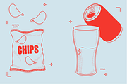 American Food Vector Illustrations, a Food Illustration by TheFoodAtlas (Thumbnail 16 of 19)