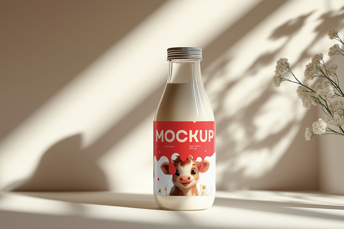 Milk & Juice Packaging Mockups, a Packaging Mockup by dpi (Photo 2 of 14)
