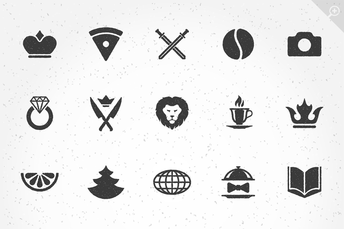 20 hand drawn logos, a Branding & Logo Template by Vasya Kobelev