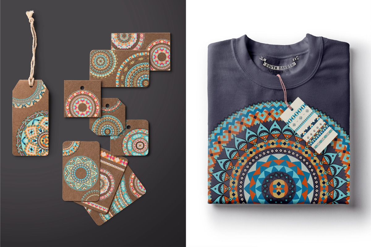 45 Vector Pattern Brushes, a Brush Add-On by Irina Skaska (Photo 3 of 9)