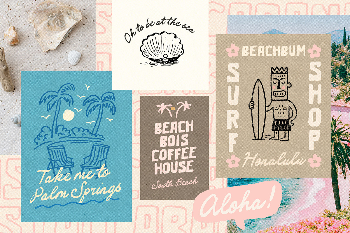 Coastal Cabana Island Style Font Duo, a Handwritten Font by Nicky Laatz (Photo 2 of 29)