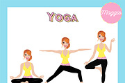 Yoga Teacher Portrait Creator, a Person Illustration by Lauren Lesley Studio (Thumbnail 22 of 43)