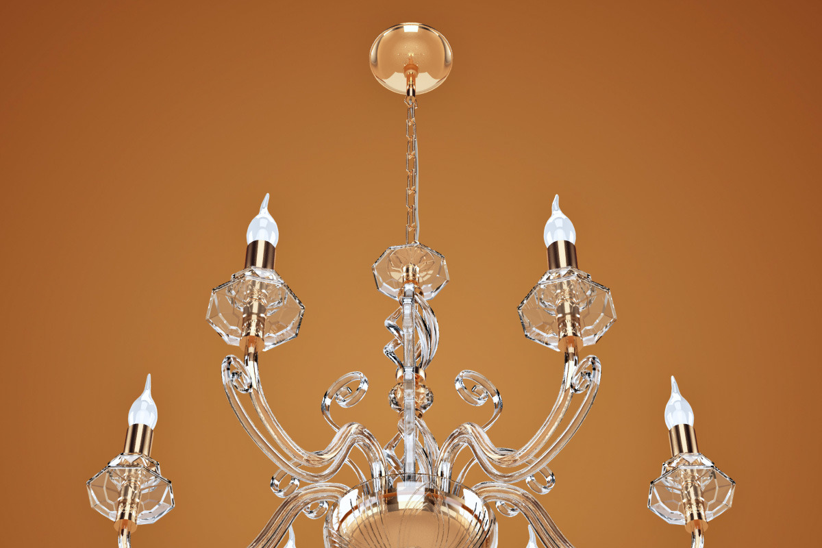Euroluce Lampadari Alicante L6L, a Furniture 3D Model by Markelos (Photo 5 of 10)