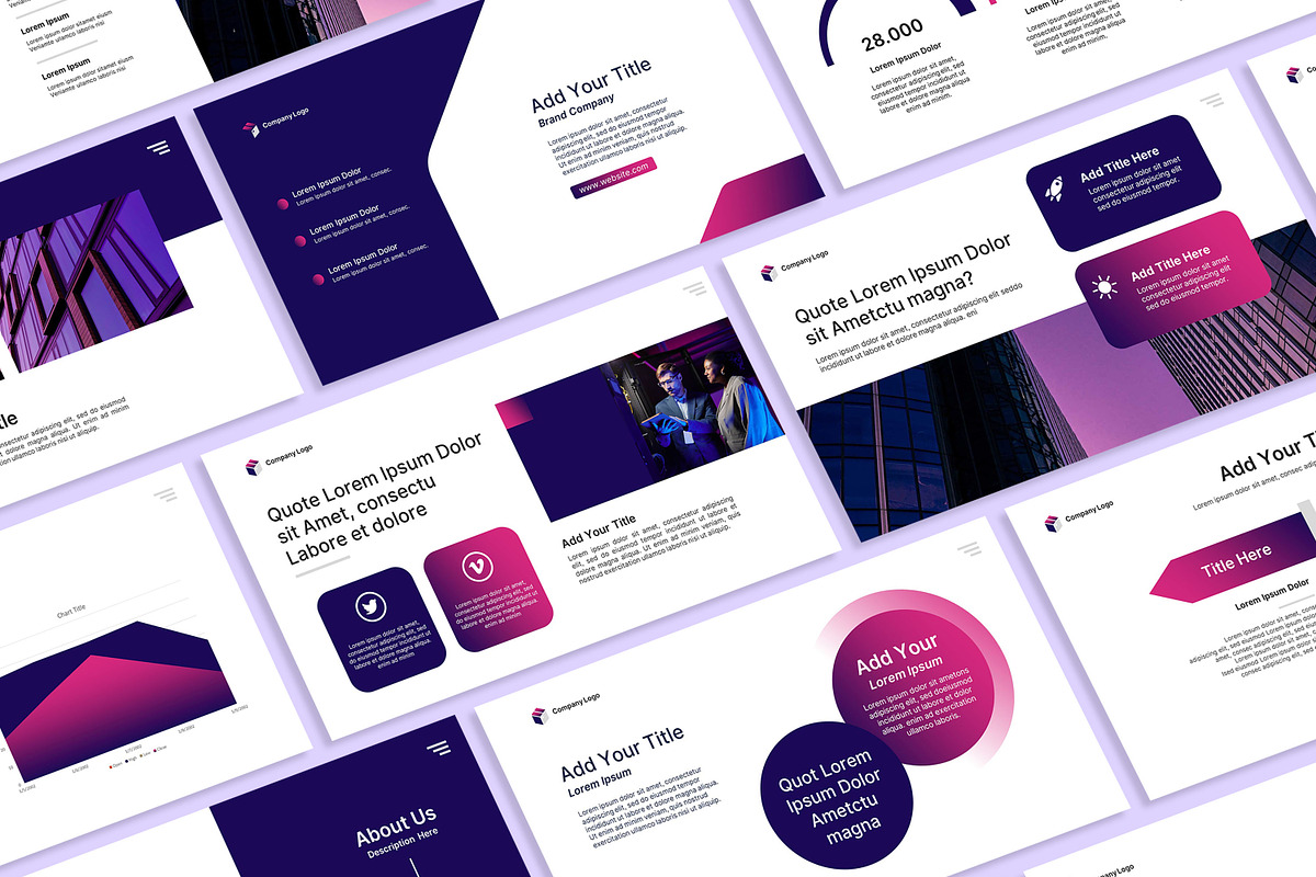 Modern Business PowerPoint Template, a Templates & Theme by SKY CREATION (Photo 5 of 6)