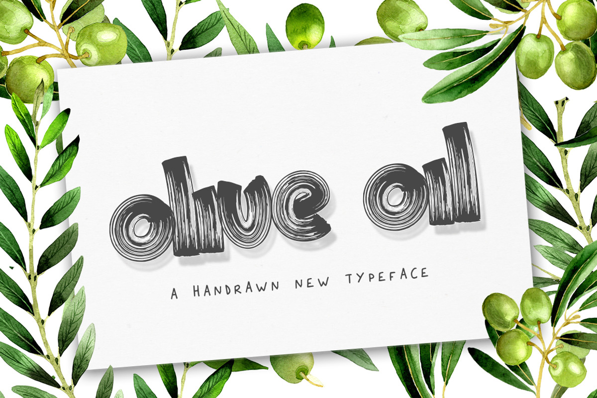 Olive Oil Font (ONLY $9)