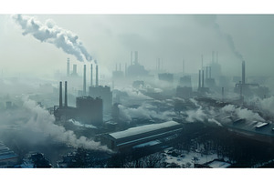 Heavily Polluted Industrial City, an Industrial Photo by piter.goskov