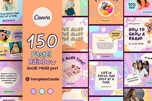 150 Social Media Post Template Canva