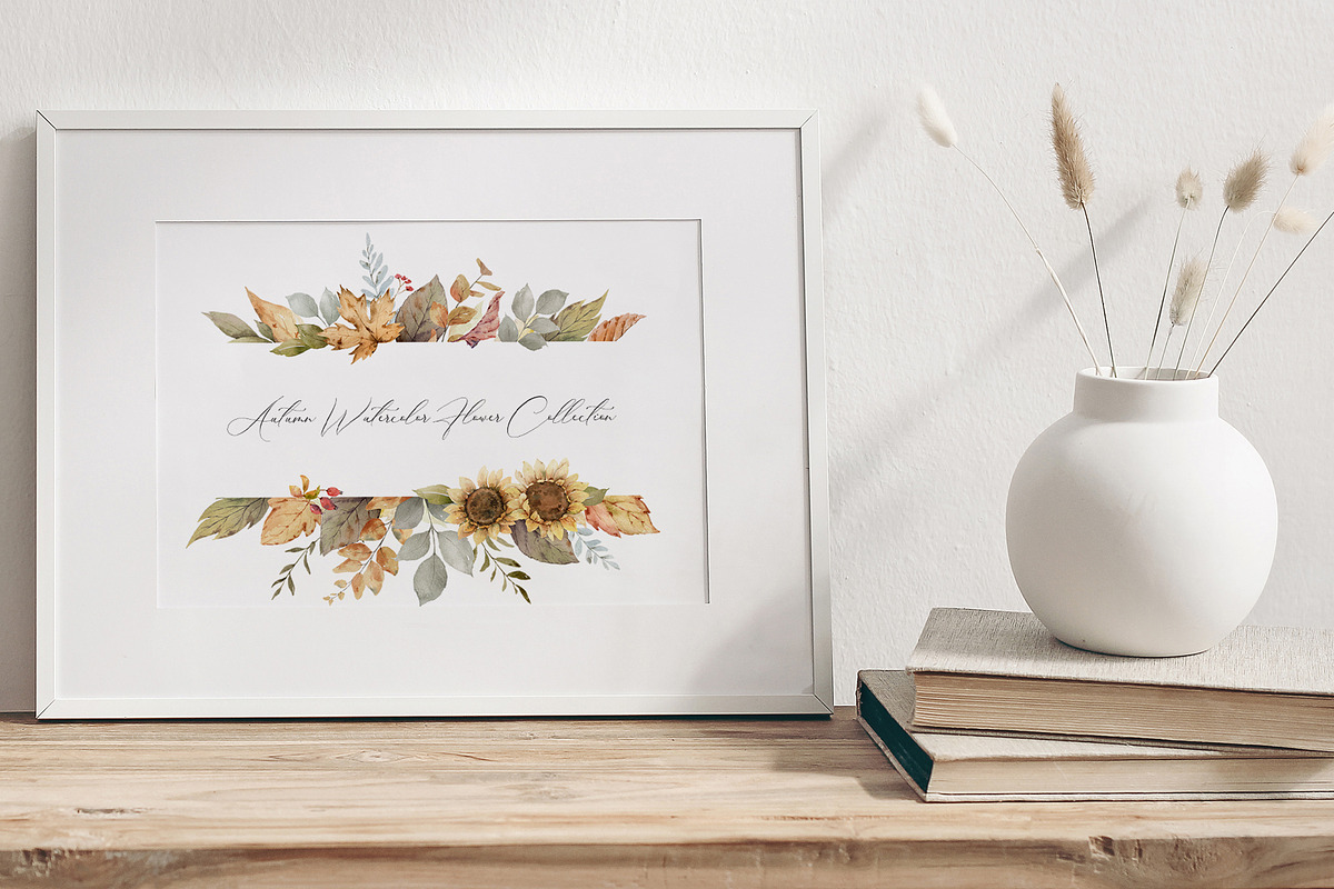 Autumn Time. Watercolor collection., a Decorative Illustration by Elena Medvedeva (Photo 7 of 11)