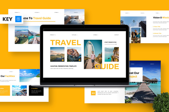Travel Guide - Vacation Keynote preview 7
