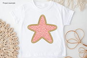 Chenille Embroidery Pastel Stars, a Texture Graphic by Murphy & Frank (Thumbnail 2 of 4)