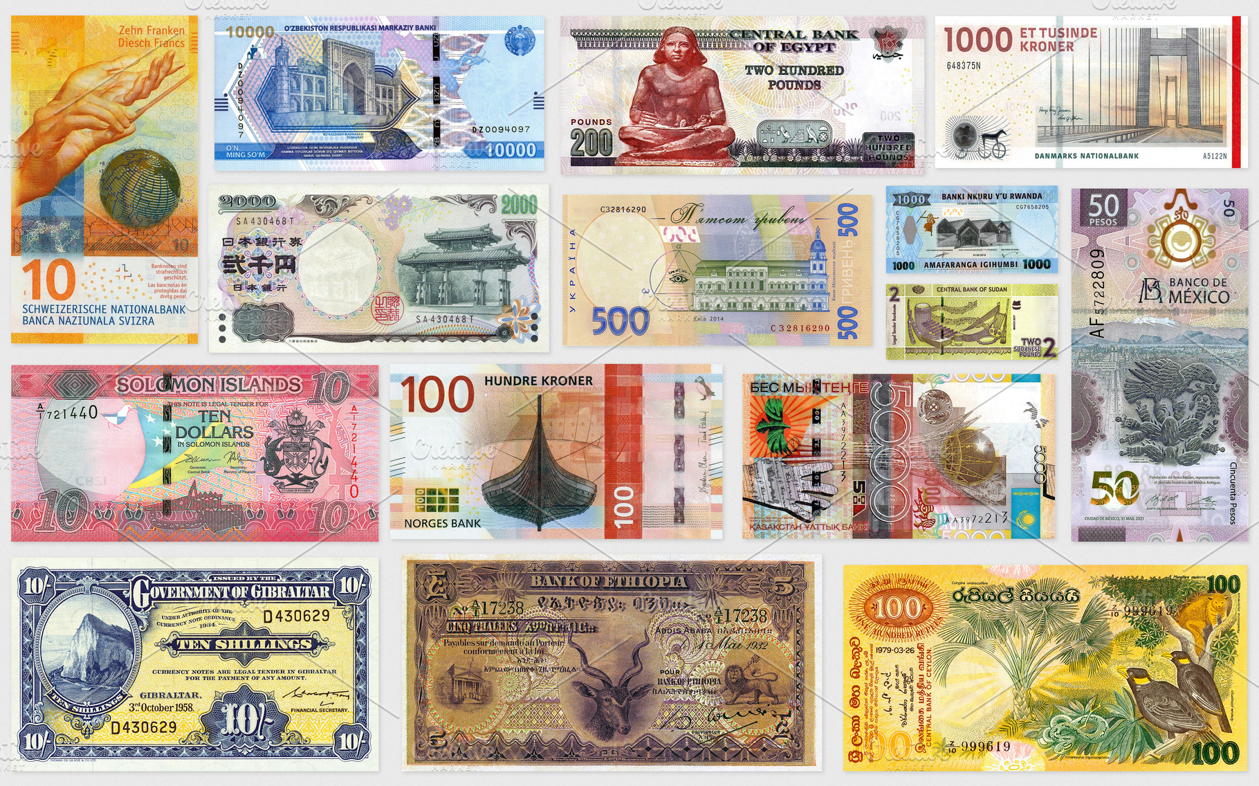 World paper money banknote, a Business Photo by BOOCYS