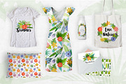 Tropical Summer - clipart collection, an Object Graphic by DruZhi Art (Thumbnail 6 of 7)