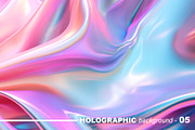 Iridescent Holographic Backgrounds, a Background Graphic by tatiankaart (Thumbnail 6 of 16)