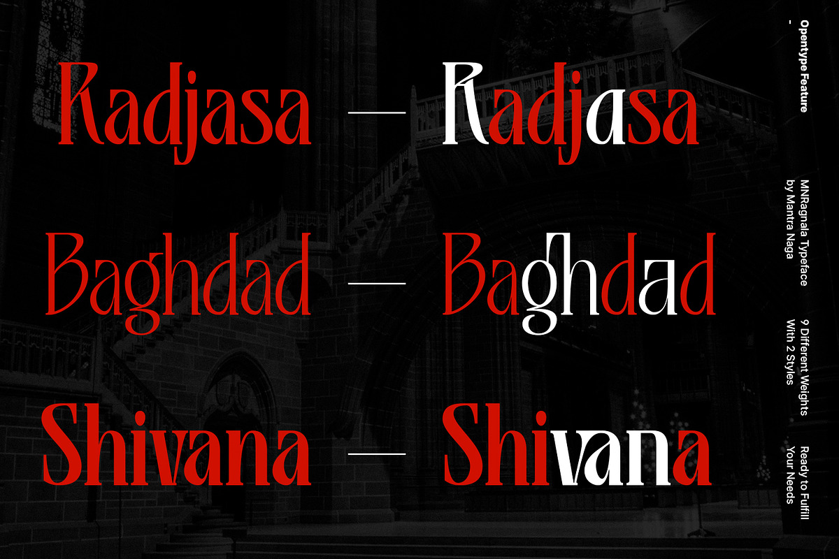 MNRagnala, a Serif Font by Mantra Naga (Photo 9 of 16)