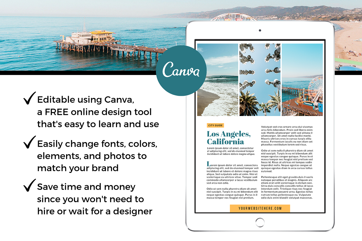 Travel Lead Magnet Template, a Magazine Template by ProductiveandFree (Photo 3 of 10)