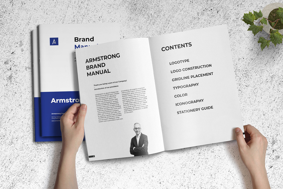 Brand Guideline, a Brochure Template by Graphic Template (Photo 2 of 11)