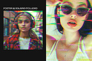 Colorful Glitch Photo Effect, a Layer Style Add-On by dokudokunomi (Thumbnail 2 of 5)