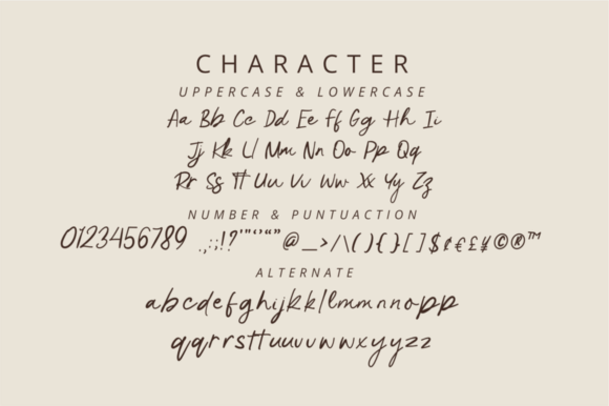 Gregory Bouchet, a Script Font by Muwatta Studio (Photo 6 of 8)
