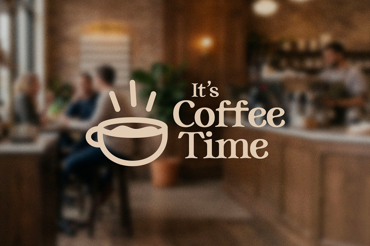 Coffee Hour | Cafe Branding Serif, a Serif Font by Parker Creative (Photo 6 of 9)