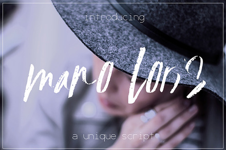 Mano Loris Font, a Script Font by SophieSaxo