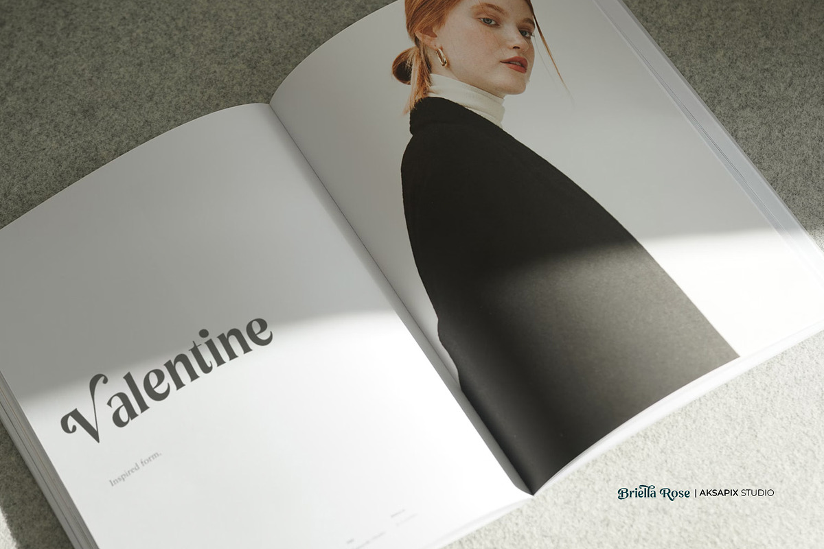 Briella Rose - Elegant Display Serif, a Serif Font by Aksapix Studio (Photo 10 of 12)