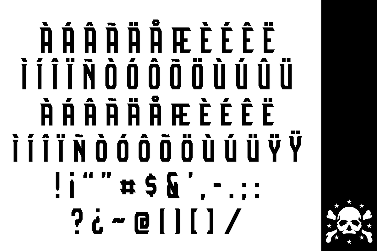 AE Revolution Display Font, a Font by Eargle Design, LLC (Photo 3 of 4)