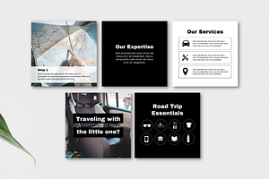 Vehicle Hire Social Media Templates