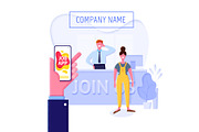 Vector Job Agency Set, a Person Illustration by Zonda (Thumbnail 4 of 13)