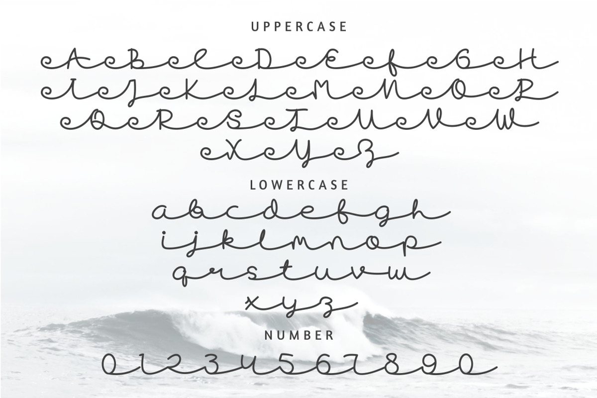 Skywave Typeface preview 4