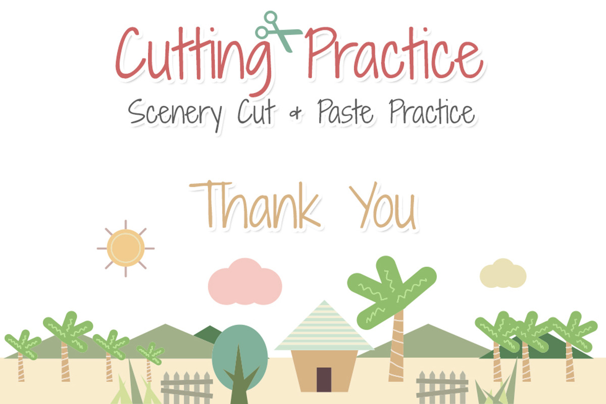 Cutting Practice for Kids Activities, an Education Illustration by TukTuk Design (Photo 5 of 5)