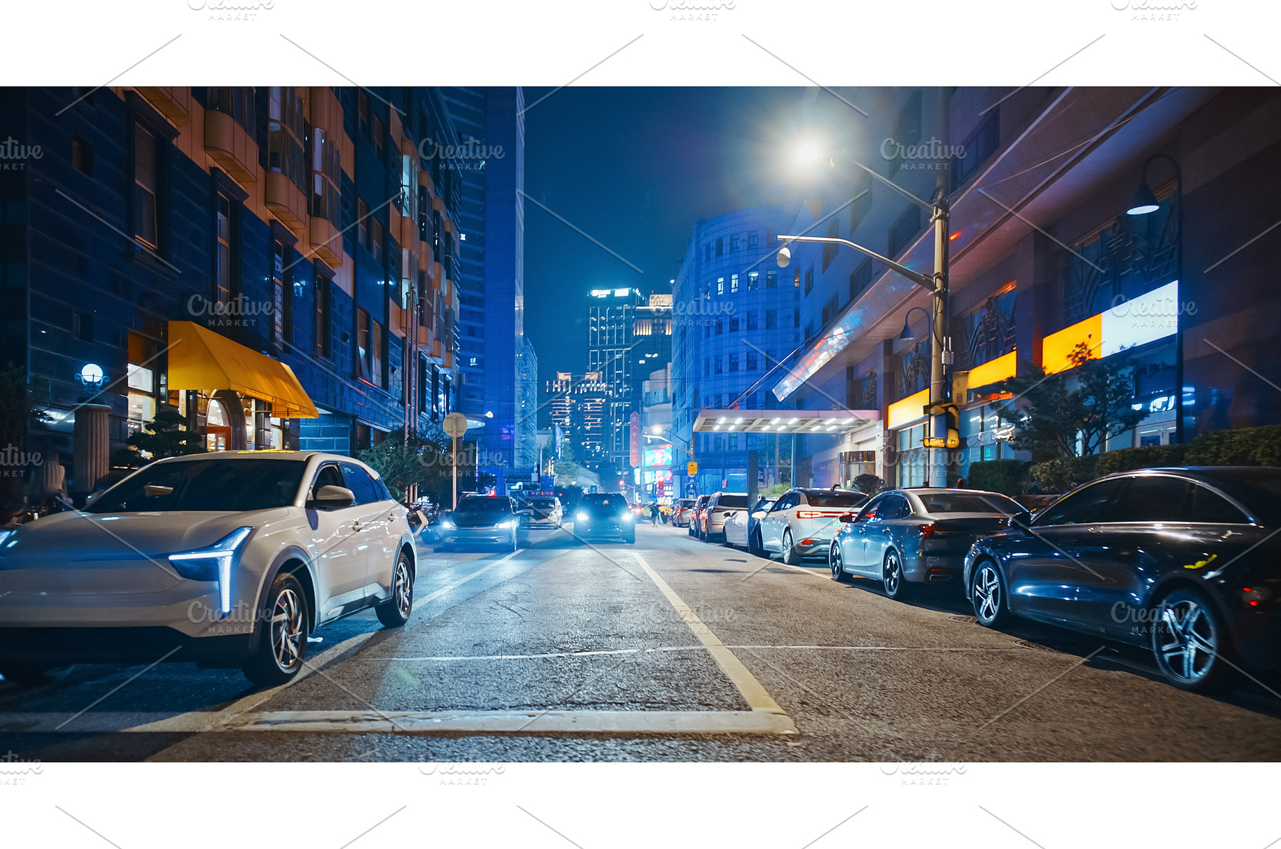 Shanghai, China. cars are lined up, a Transportation Photo by Our Amazing World